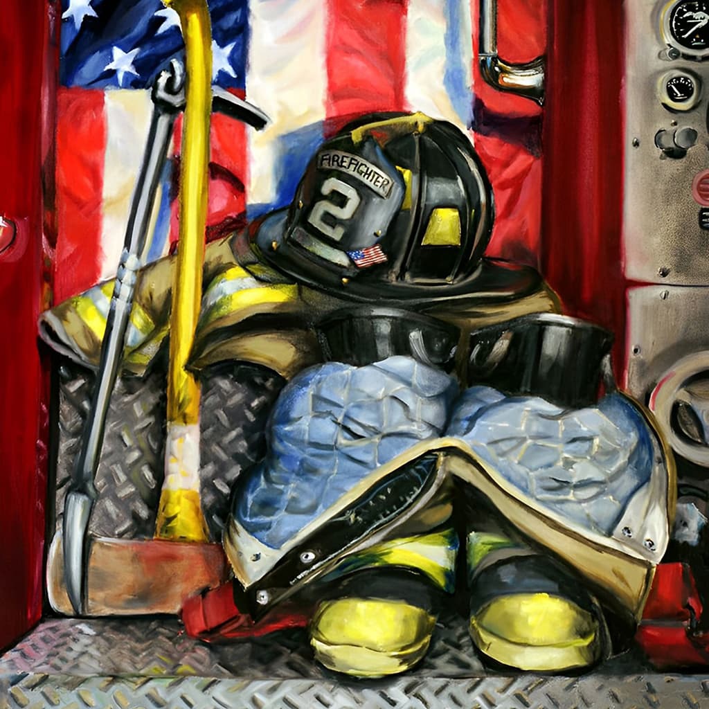 Firefighters Diamond Painting Kits | Full Drill Diamond Art