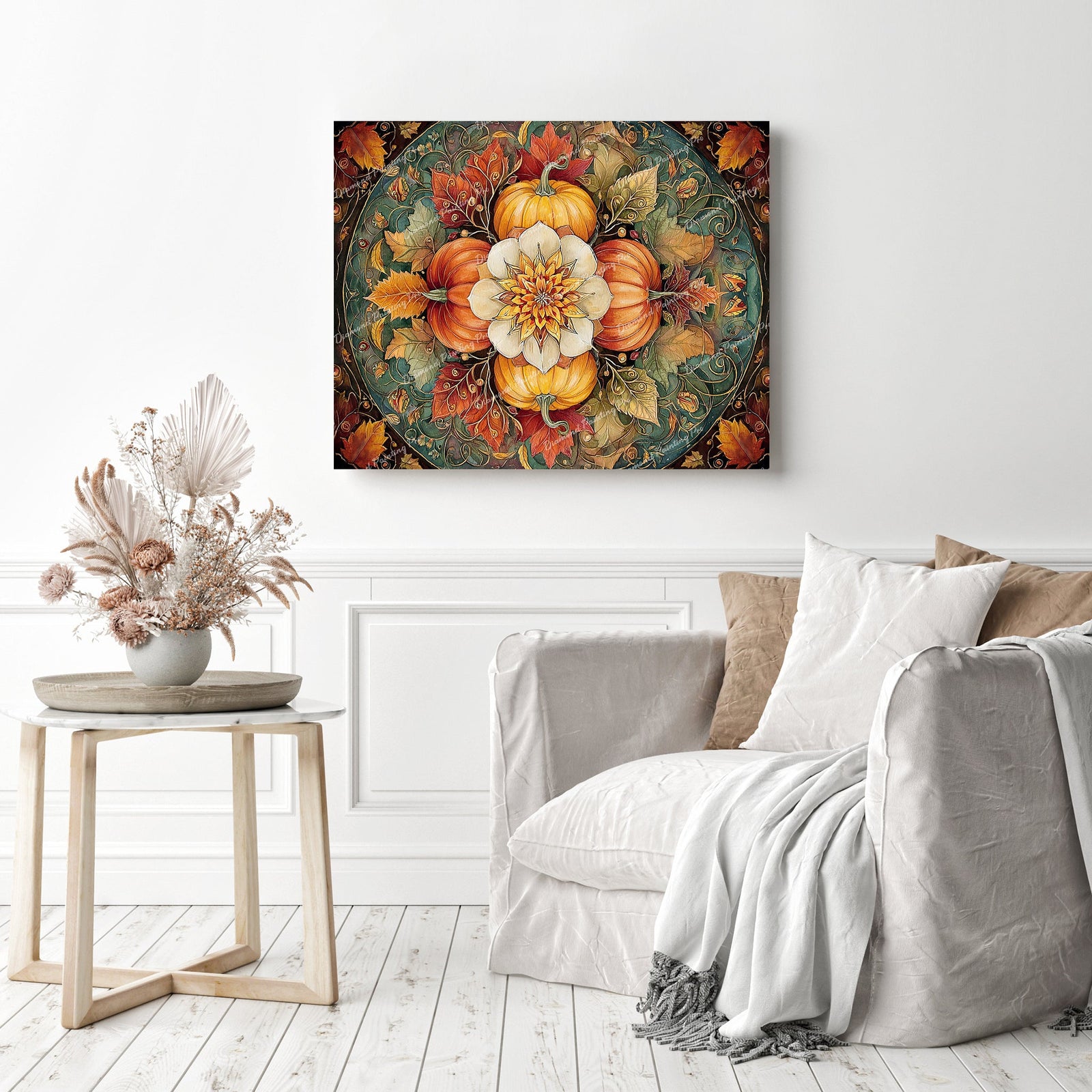 Autumn Kaleidoscope Diamond Painting as Home Decor