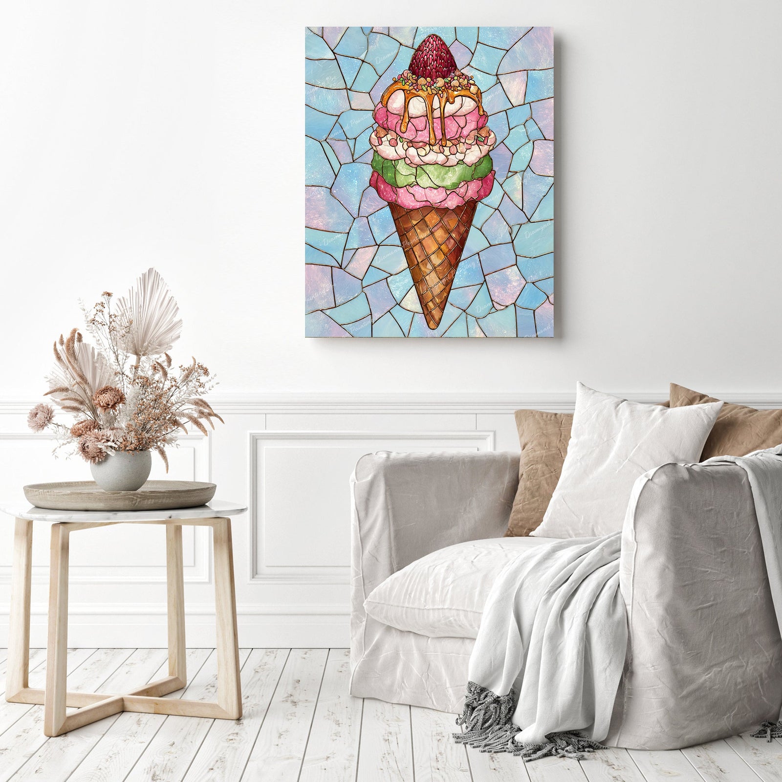 Berry Delight Scoop Diamond Painting as Home Decor