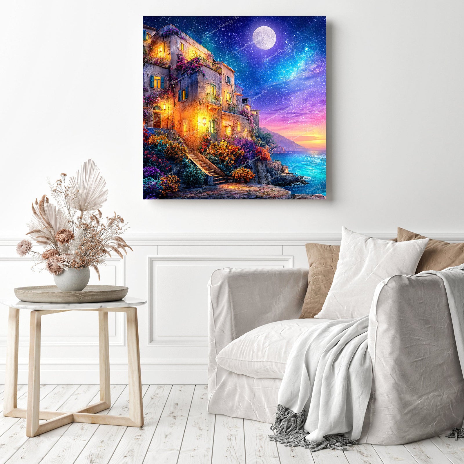 Coastal Evening Diamond Painting as Home Decor