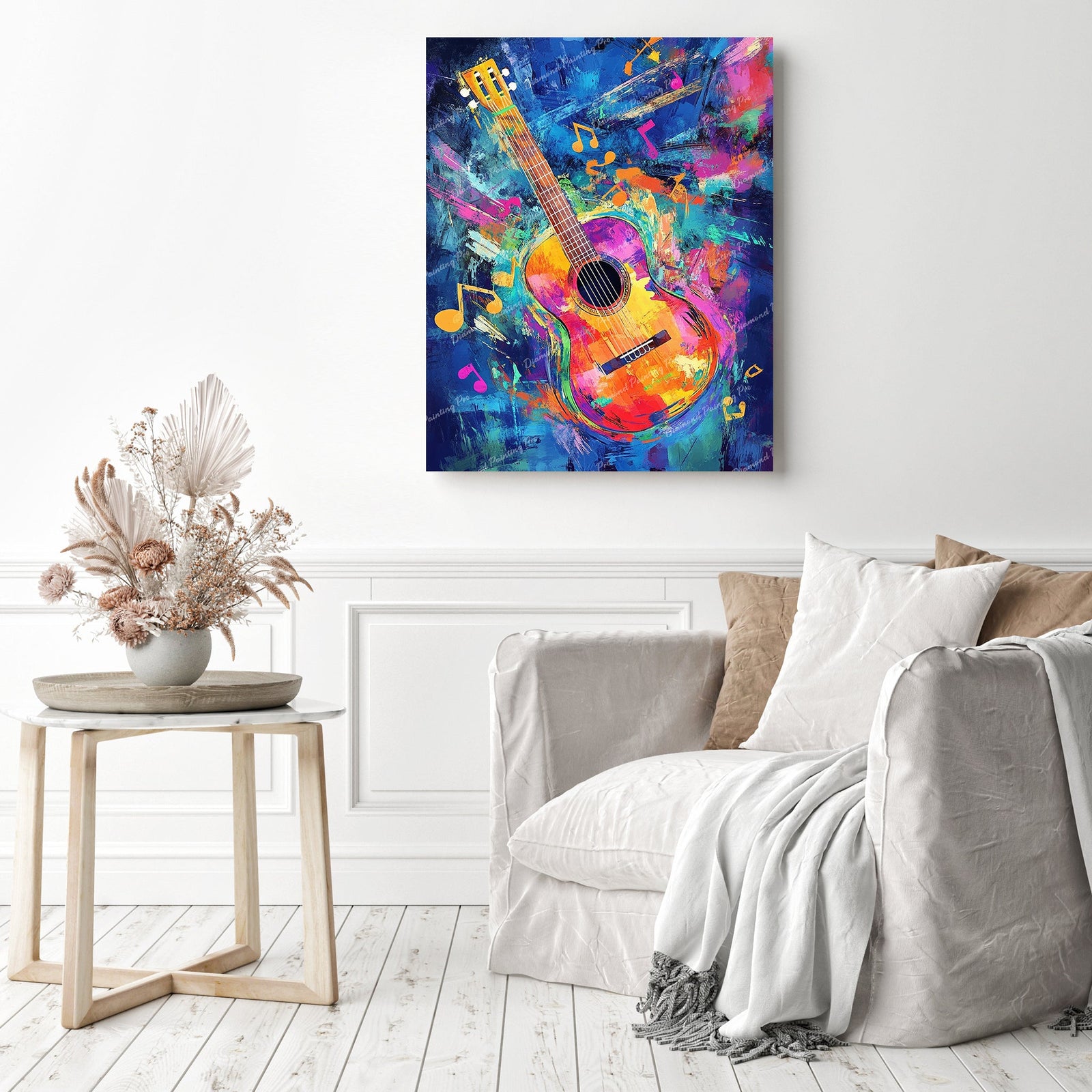 Colorful Rhapsody Diamond Painting as Home Decor