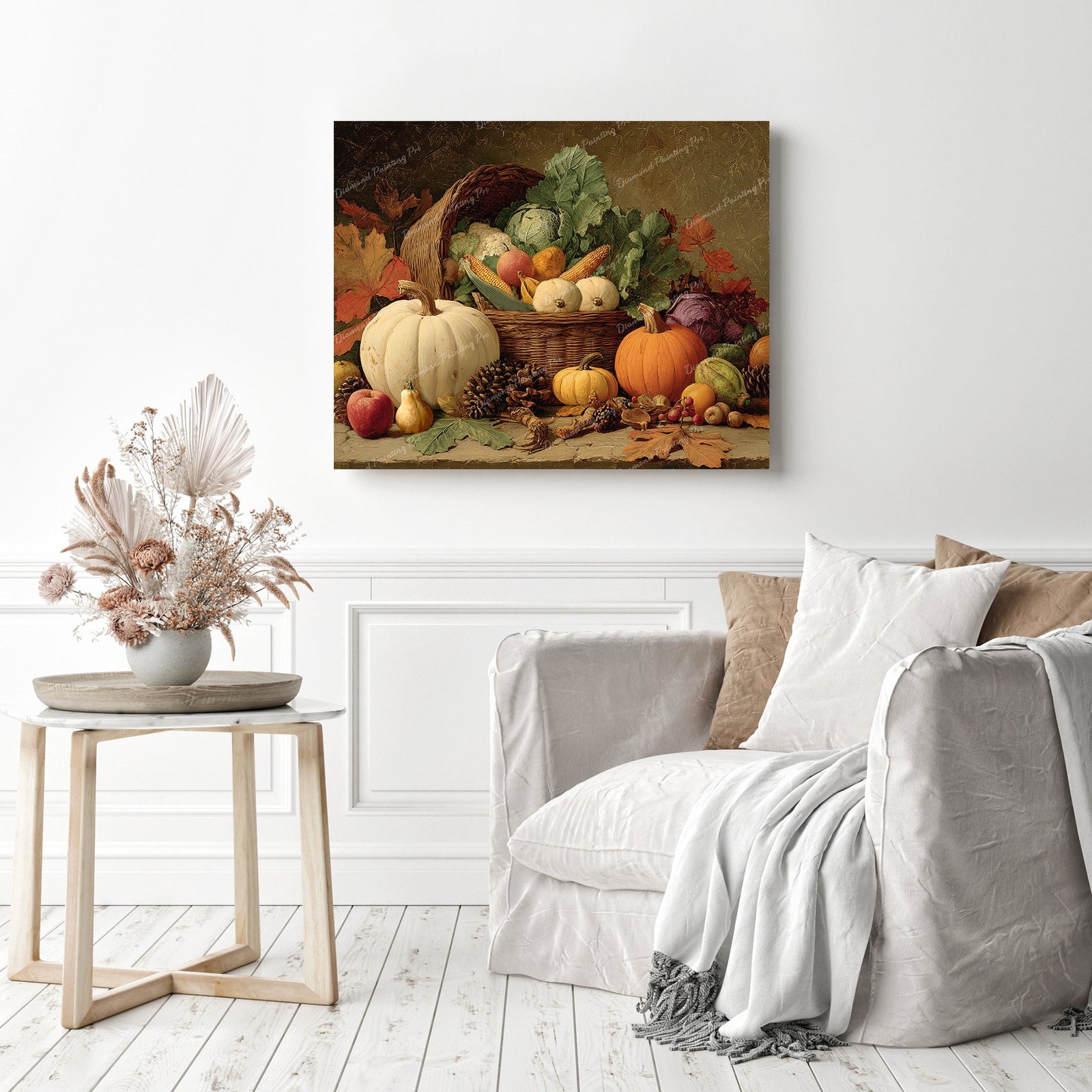 Harvest Table Diamond Painting as Home Decor