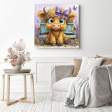 Highland Sweetheart Diamond Painting as Home Decor
