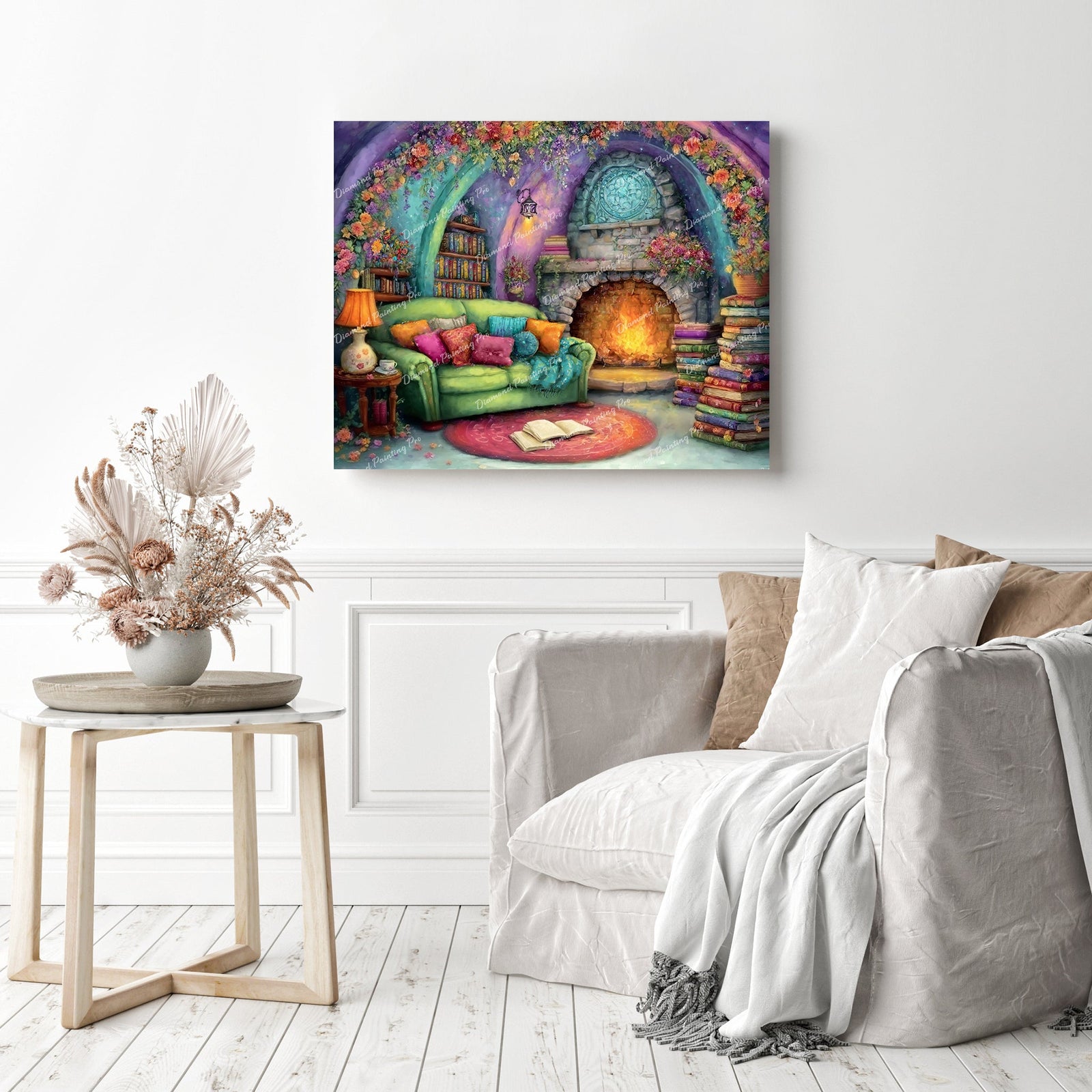 Magical Library Diamond Painting as Home Decor