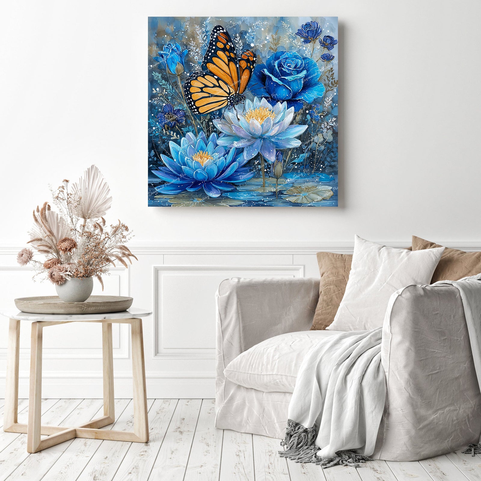 Mystic Lily Pond Diamond Painting as Home Decor