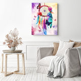 Rainbow Dreamcatcher Diamond Painting as Home Decor