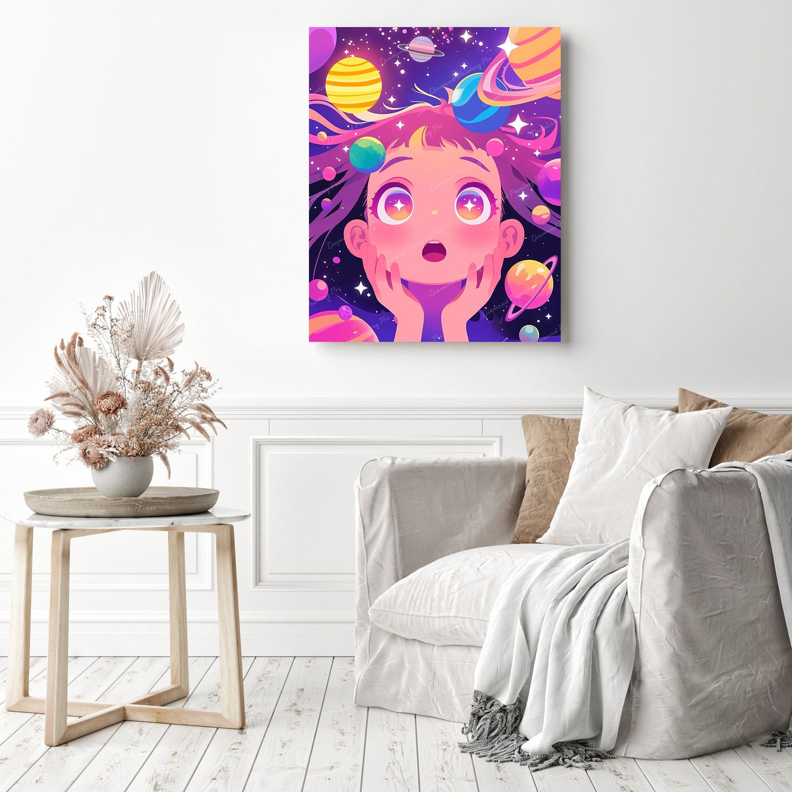 Stardust Dreamer Diamond Painting as Home Decor