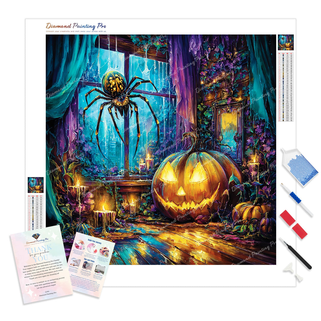 Gourdian Glow Diamond Painting Kit - Full Drill / Square or Round Diamonds with AB Drills Option