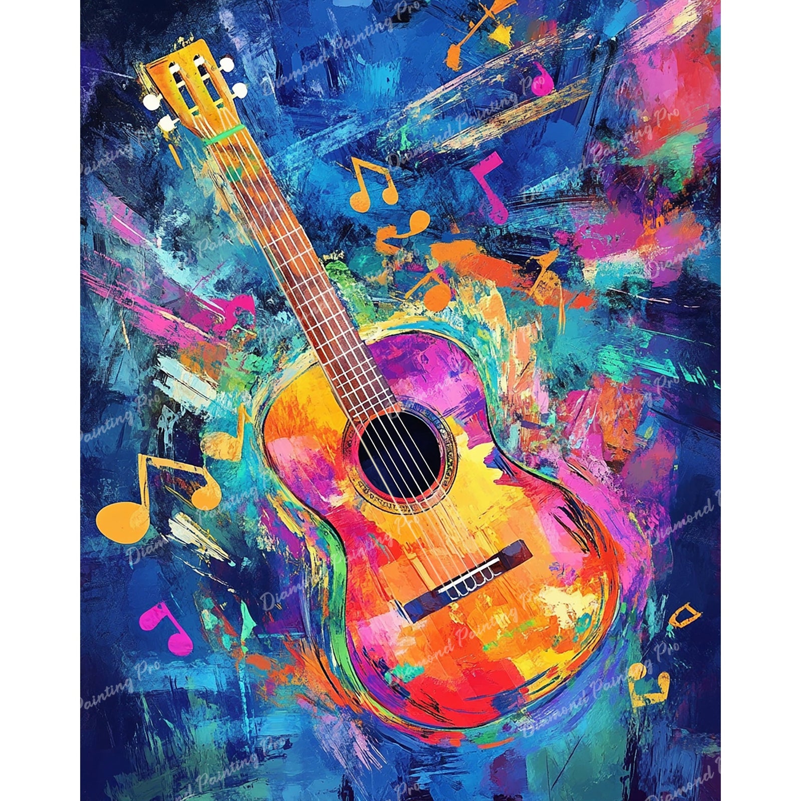 Colorful Rhapsody Diamond Art Design - Full Drill with 5d Square or Round Diamonds / AB Drills Available