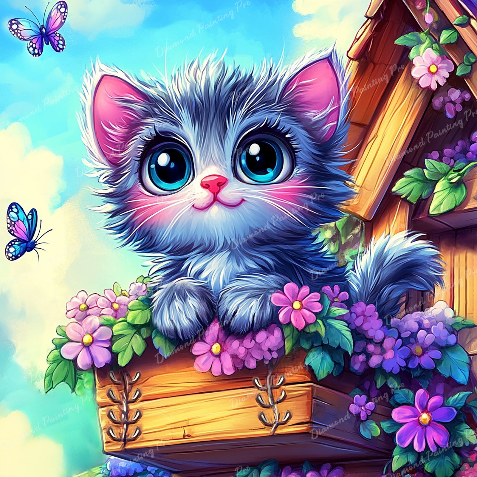 Garden Lookout Diamond Art Design - Full Drill with 5d Square or Round Diamonds / AB Drills Available