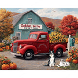 Golden Valley Farm Diamond Art Design - Full Drill with 5d Square or Round Diamonds / AB Drills Available