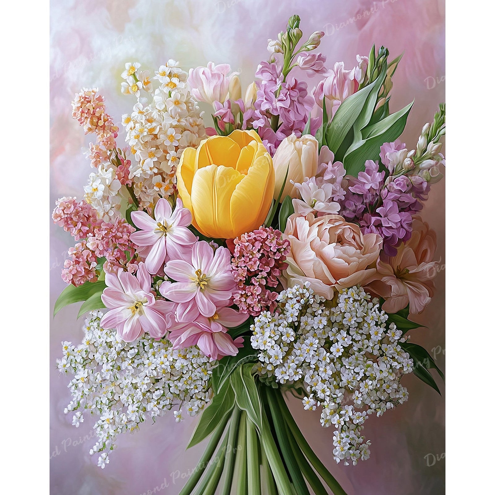 Whimsy Cheshire Cat Diamond Art Design - Full Drill with 5d Square or Round Diamonds / AB Drills Available