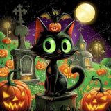 Spooky Hangout Diamond Art Design - Full Drill with 5d Square or Round Diamonds / AB Drills Available