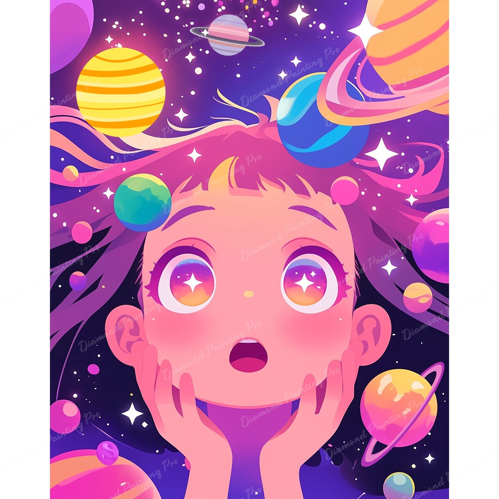 Stardust Dreamer Diamond Art Design - Full Drill with 5d Square or Round Diamonds / AB Drills Available