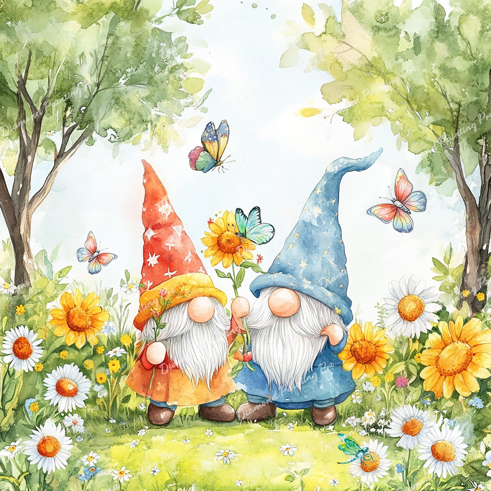 Summer Vacation Diamond Art Design - Full Drill with 5d Square or Round Diamonds / AB Drills Available