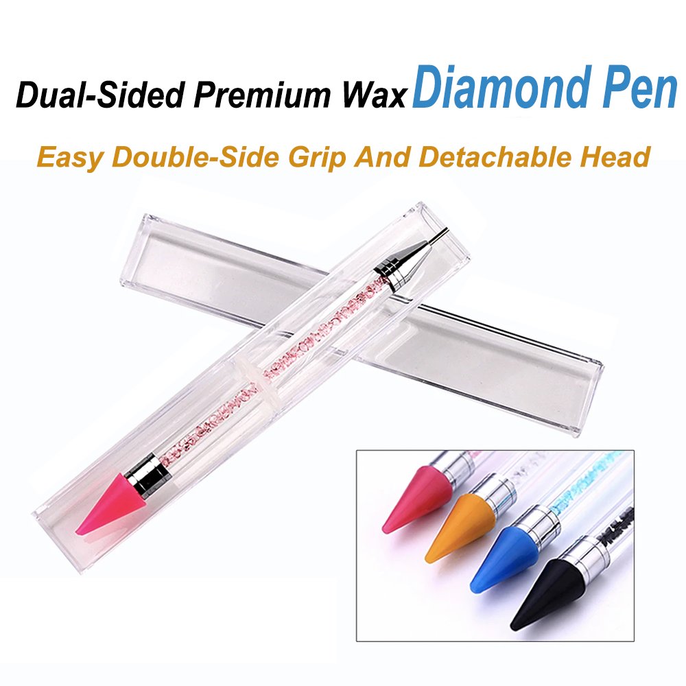 Dual-Sided Premium Wax Diamond Pen – Diamondpaintingpro