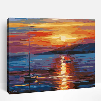 Vibrant Sunset | Paint By Numbers