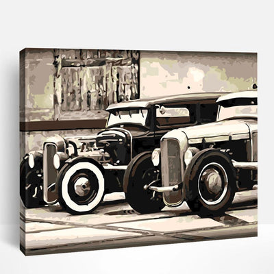 Hot Rod Vintage Car | Paint By Numbers