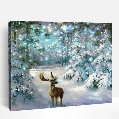 Whimsical Christmas Forest | Paint By Numbers