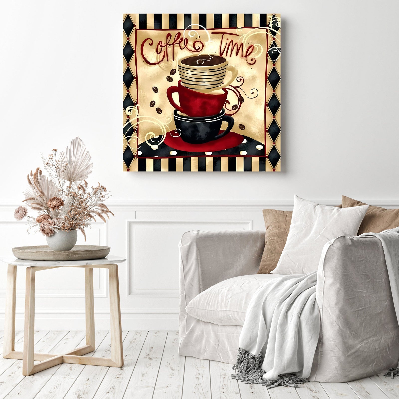 Coffee Cup | Diamond Painting Displayed as Home Decor