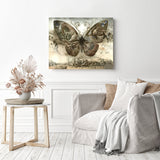 Artistic Butterfly | Diamond Painting Displayed as Home Decor