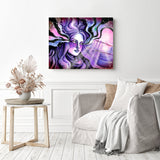 Sagittarius Goddess | Diamond Painting Displayed as Home Decor