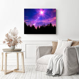 Nebula Milky Way | Diamond Painting Displayed as Home Decor