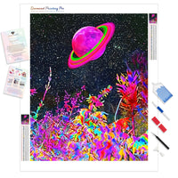 Trippy Aesthetic | Diamond Painting Kit - Full Drill - Square or Round Diamonds with AB Drills Option