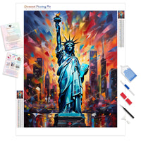 Liberty's Kaleidoscope | Diamond Painting Kit - Full Drill - Square or Round Diamonds with AB Drills Option