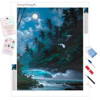 Nature Night Sky | Diamond Painting Kit - Full Drill - Square or Round Diamonds with AB Drills Option