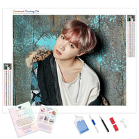 BTS J Hope Portrait | Diamond Painting Kit - Full Drill - Square or Round Diamonds with AB Drills Option