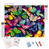 Butterfly Dream| Diamond Painting Kit - Full Drill - Square or Round Diamonds with AB Drills Option