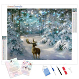 Deer | Diamond Painting Kit - Full Drill - Square or Round Diamonds with AB Drills Option