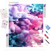 Light Colorful Smoke | Diamond Painting Kit - Full Drill - Square or Round Diamonds with AB Drills Option