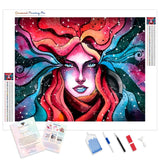 Aquarius Goddess | Diamond Painting Kit - Full Drill - Square or Round Diamonds with AB Drills Option
