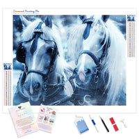 Sleigh Bells Ring | Diamond Painting Kit - Full Drill - Square or Round Diamonds with AB Drills Option