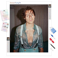 Harry Styles Light Up | Diamond Painting Kit - Full Drill - Square or Round Diamonds with AB Drills Option