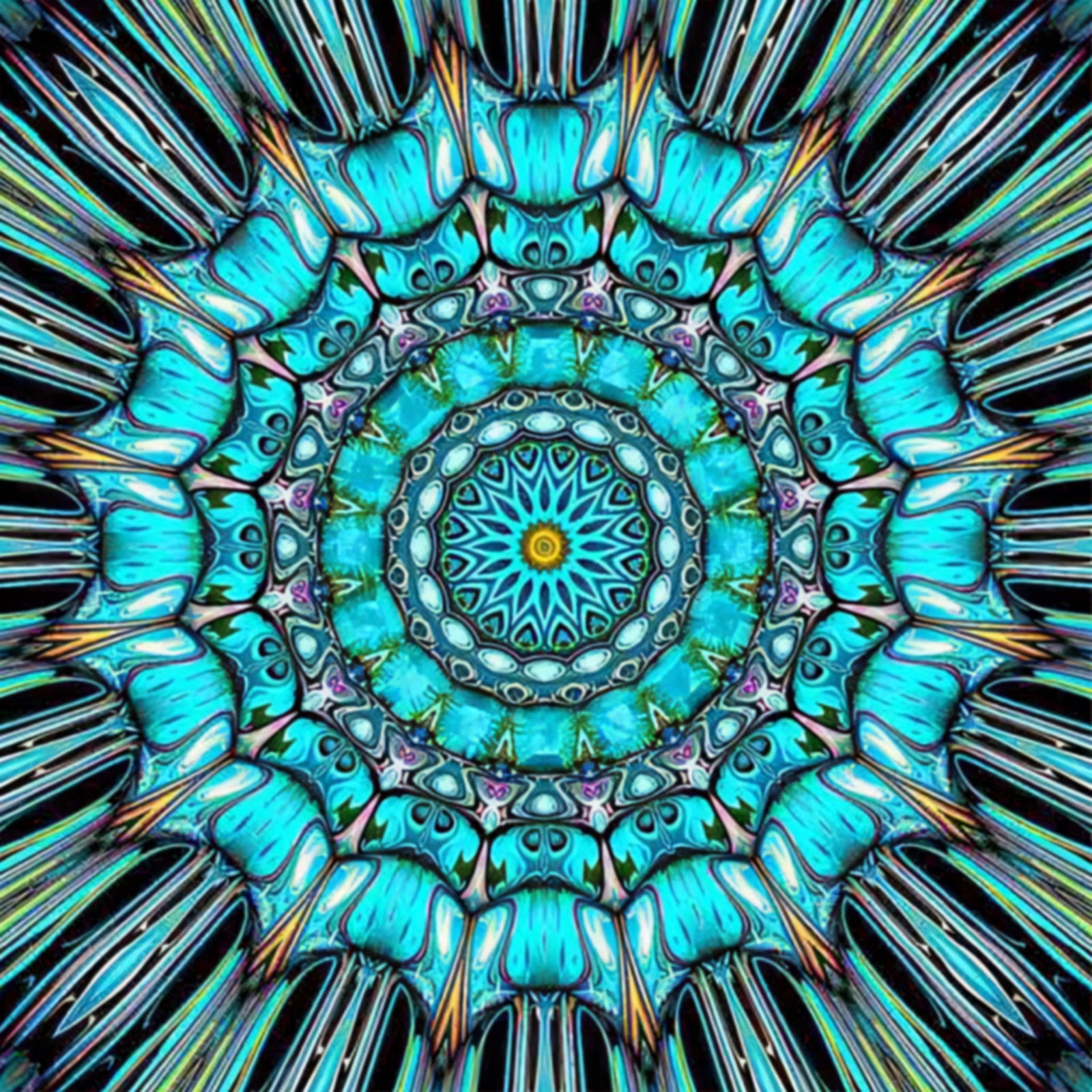 Abstract Mandala | Diamond Painting Design - Full Drill Diamond Art with 5d Square or Round Diamonds - AB Drills Available