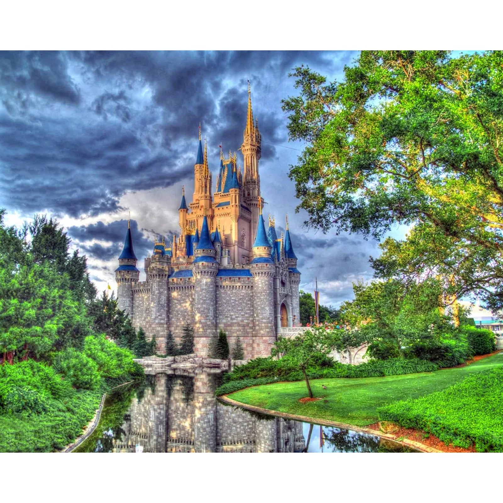 Majestic Castle | Diamond Painting Design - Full Drill Diamond Art with 5d Square or Round Diamonds - AB Drills Available