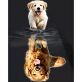 Puppy Ambition | Diamond Painting Design - Full Drill Diamond Art with 5d Square or Round Diamonds - AB Drills Available
