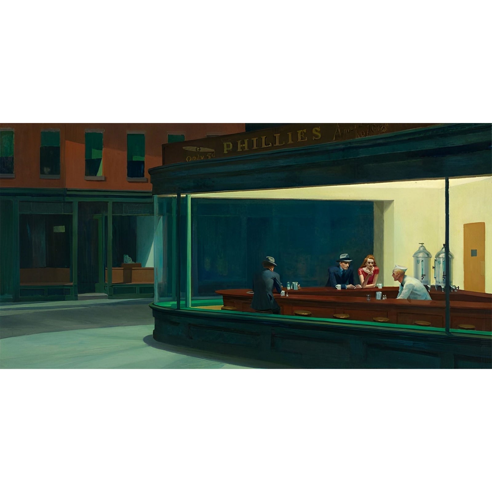 Nighthawks | Diamond Painting Design - Full Drill Diamond Art with 5d Square or Round Diamonds - AB Drills Available