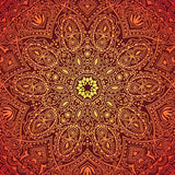 Orange Gradient Mandala | Diamond Painting Design - Full Drill Diamond Art with 5d Square or Round Diamonds - AB Drills Available