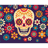 Sugar Skull Floral | Diamond Painting Design - Full Drill Diamond Art with 5d Square or Round Diamonds - AB Drills Available