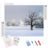 Winter Contrasts | Diamond Painting Kit - Full Drill - Square or Round Diamonds with AB Drills Option