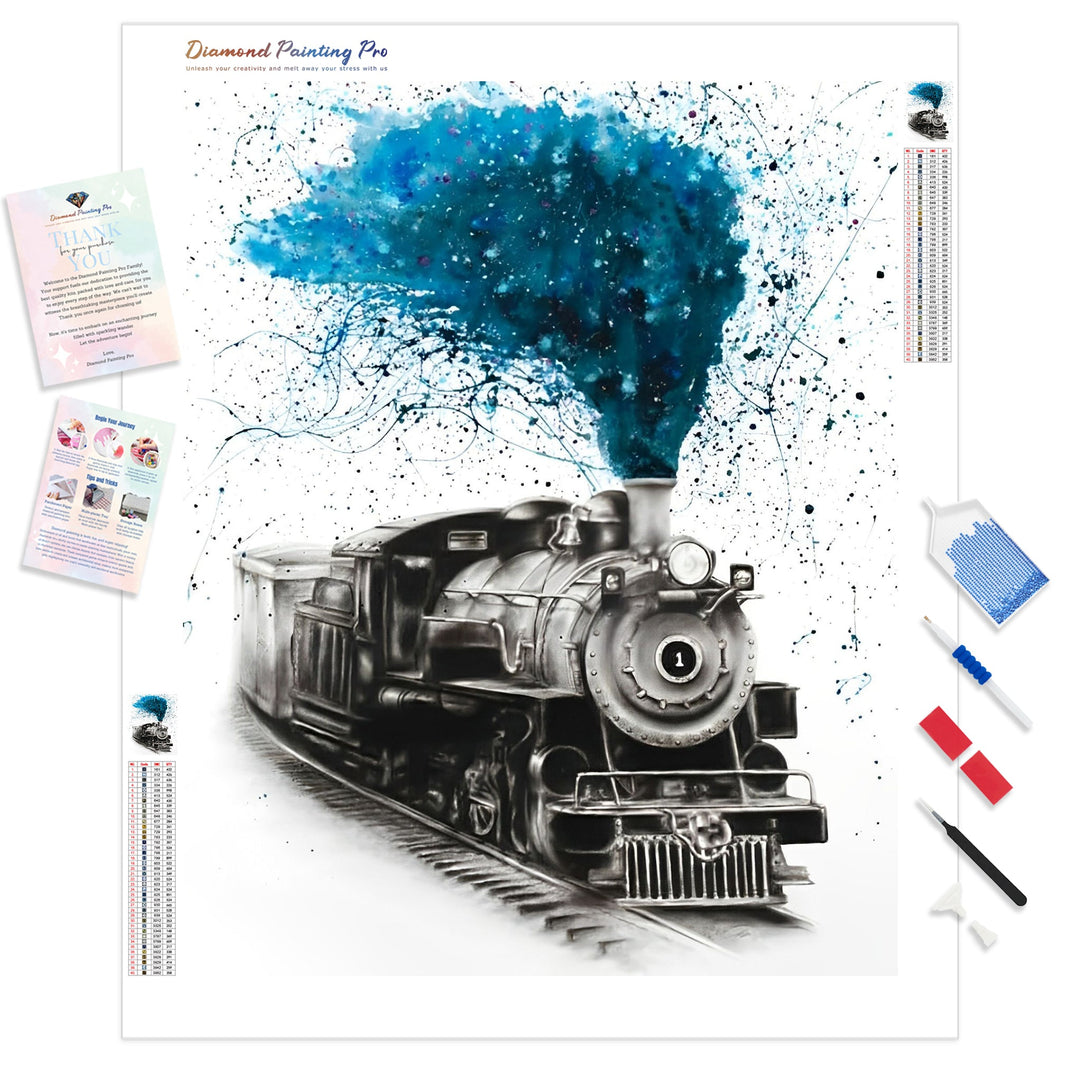 Time Voyager | Diamond Painting Kit - Full Drill - Square or Round Diamonds with AB Drills Option