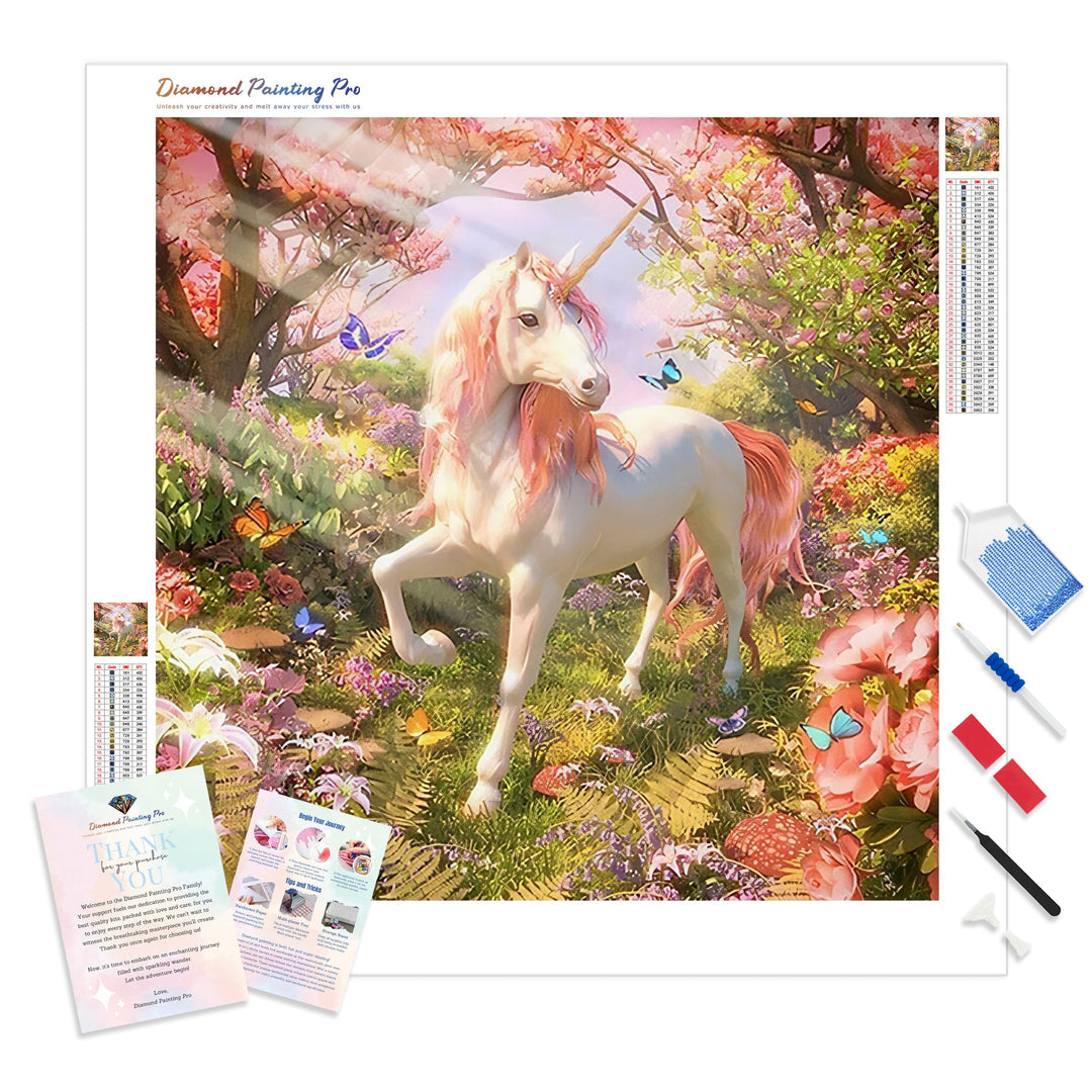 Unicorns Magic | Diamond Painting Kit - Full Drill - Square or Round Diamonds with AB Drills Option
