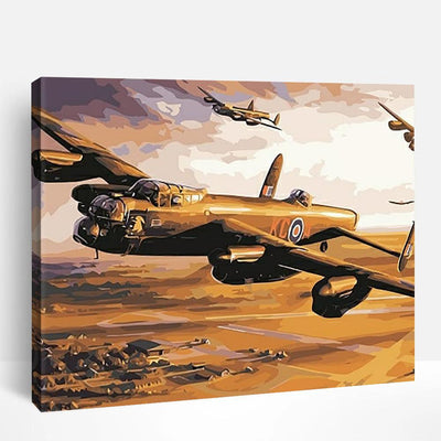 Aviation Bomber Force | Paint By Numbers