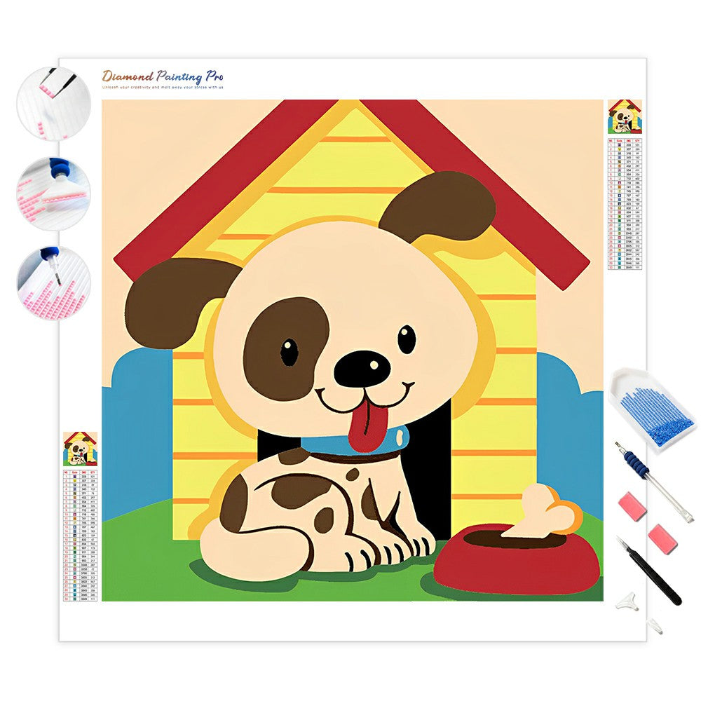 Dog Diamond Painting Full Drill Diamondpaintingpro