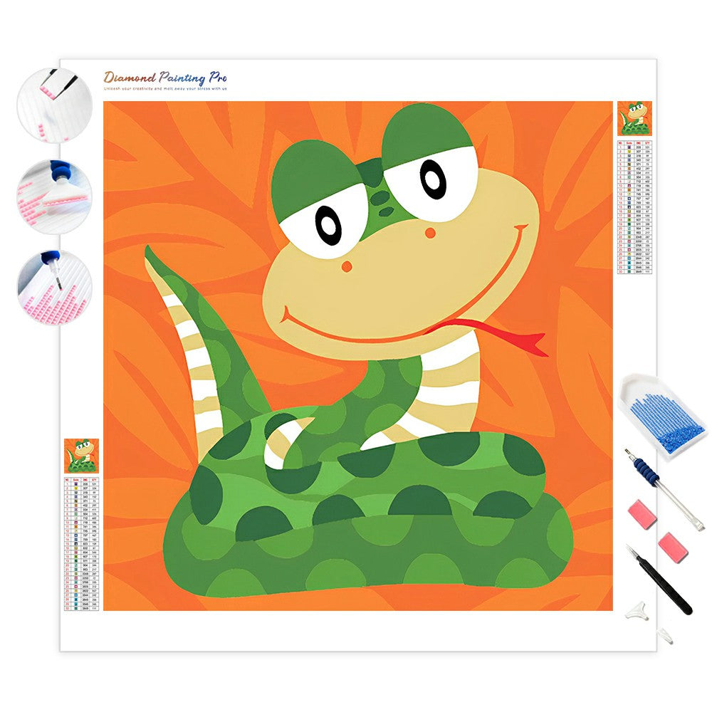 Serpent Diamond Painting Full Drill Diamondpaintingpro