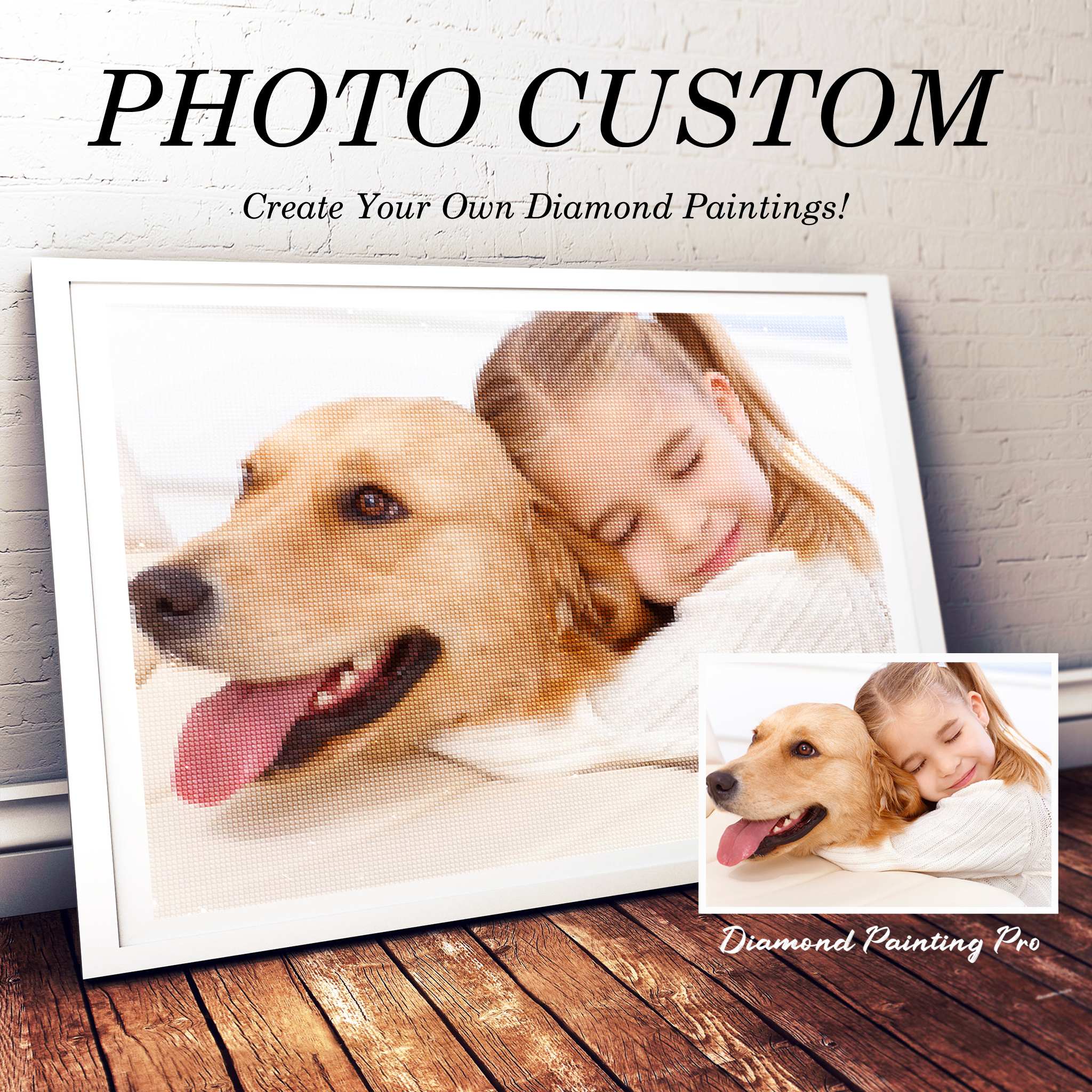 Dog Diamond Painting  Full Drill – Diamondpaintingpro
